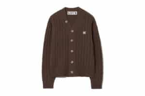 Satur Faro Over Size Boucle Cardigan Heritage Brown (W)
