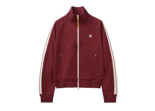 Satur Lawton All Day Track Zip-up Jacket Burgundy (W)