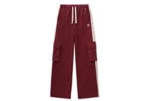 Satur Lawton Cargo Track Pants Burgundy (W)