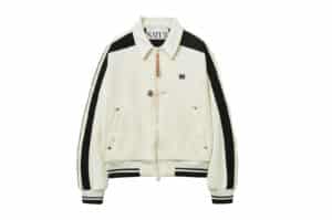 Satur Lawton Collar Track Zip-up Jacket Art Black (W)