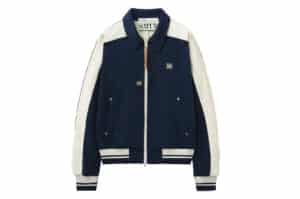 Satur Lawton Collar Track Zip-up Jacket Classic Navy (W)