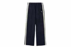 Satur Lawton Velour Track Pants Navy (W)
