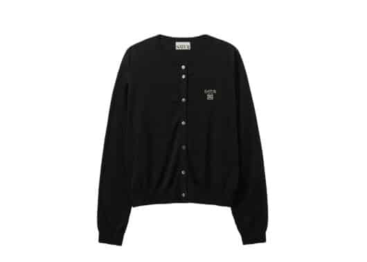 Satur Light Weight Knit Cardigan Black (W)