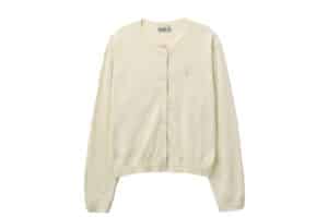 Satur Light Weight Knit Cardigan Cream (W)