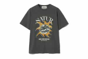 Satur Sun Retro Graphic Tee Retro Charcoal (W)