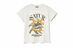 Satur Sun Retro Graphic Tee Retro Ivory (W)