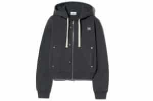 Satur Teo Cotton All Day Hood Zip-up Classic Charcoal (W)