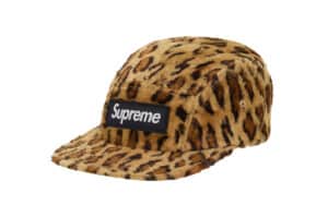 Supreme GOODENOUGH Crushed Rayon Camp Cap Leopard