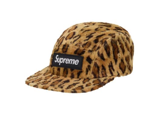 Supreme GOODENOUGH Crushed Rayon Camp Cap Leopard