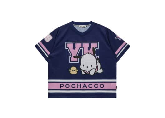 Wai Kei Yk Pochaco Mesh Tee Navy