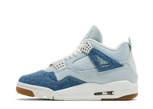 Air Jordan 4 Retro TEX Denim Worn Blue (W) - Image 2