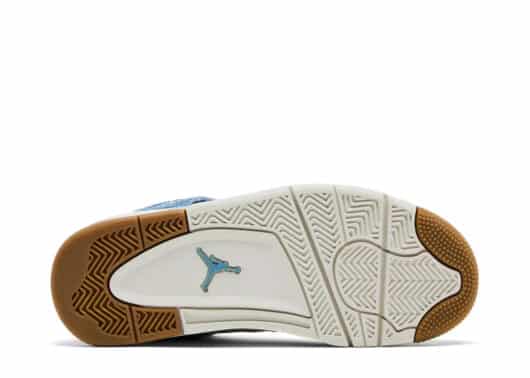 Air Jordan 4 Retro TEX Denim Worn Blue (W) - Image 4