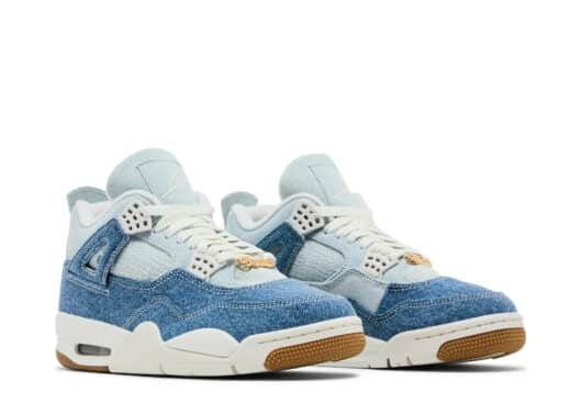 Air Jordan 4 Retro TEX Denim Worn Blue (W) - Image 5