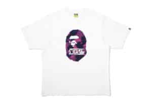 BAPE X JJ Lin Tee White