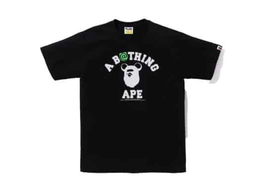 BAPE x Medicom Toy Be@R College Tee Black