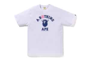 BAPE x Medicom Toy Be@R College Tee White