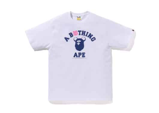 BAPE x Medicom Toy Be@R College Tee White