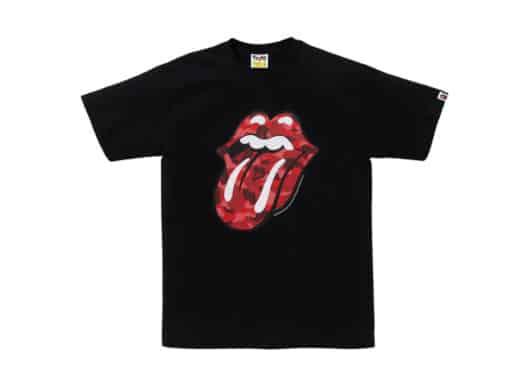 BAPE x Rolling Stones Tee Black