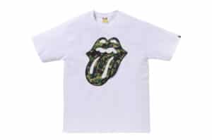 BAPE x Rolling Stones Tee White