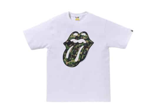 BAPE x Rolling Stones Tee White