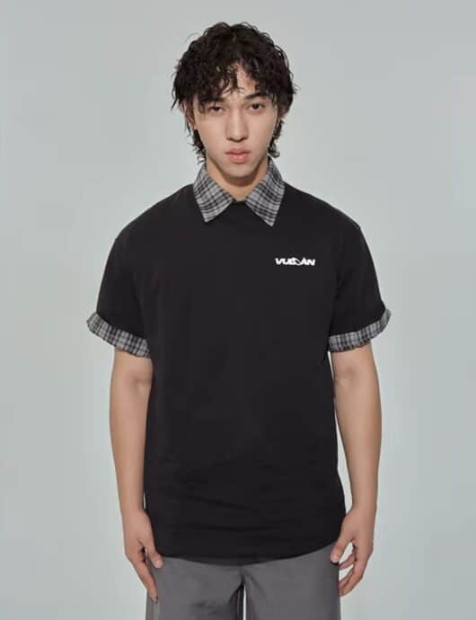 Vulcan Basic Logo Tee Black White #134 - Image 2