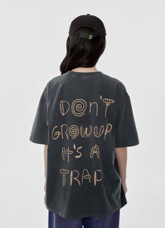 Vulcan Dachshund Tee Washed Black #137 - Image 2