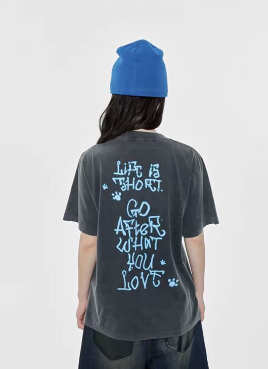 Vulcan Husky Tee Washed Black #138 - Image 2