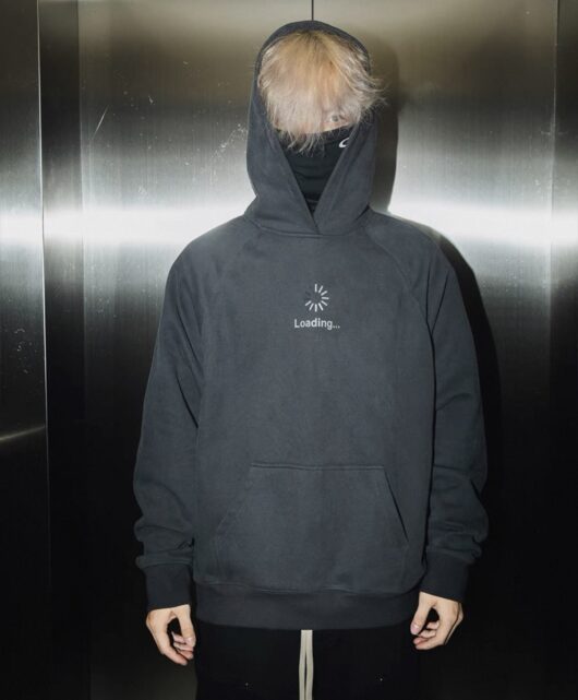 Vulcan Loading Hoodie Washed Black #044 - Image 2