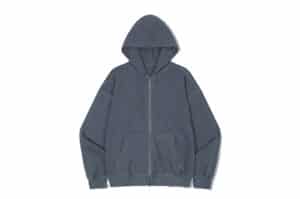 Low Classic Lc Washed Zip-Up Hoodie Deep Blue