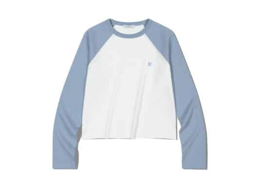 Low Classic Organic Raglan Tee Blue
