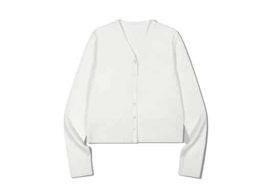 Low Classic Viscose Cardigan Off White