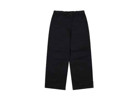 Low Classic Washed Cotton Cargo Pants Black