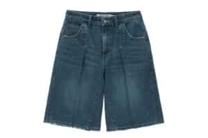 Matin Kim Bermuda Selvedge Denim Pants Blue DN007