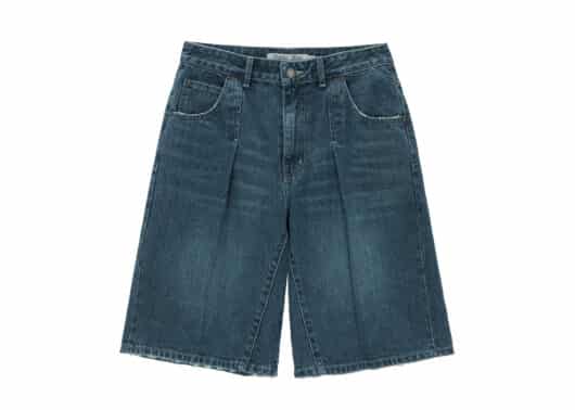 Matin Kim Bermuda Selvedge Denim Pants Blue DN007
