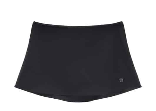 Matin Kim Flare Micro Pants Skirt Charcoal SK007