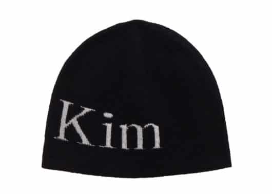 Matin Kim Logo Jacquard Short Beanie Black BN006 - Image 2