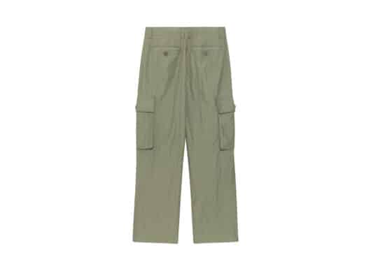 Matin Kim String Nylon Cargo Pants Khaki PT026 - Image 2