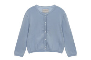 Matin Kim Three Quarter Sleeve Round Cardigan Sky CD017