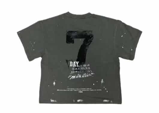 PANQ 2025 Blade Destroyed Tee Grey/Green - Image 2
