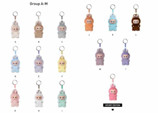 Pop Mart Labubu The Monster Pin For Love Series Vinyl Plush Pendant Single Blind Box (A-M) - Image 2