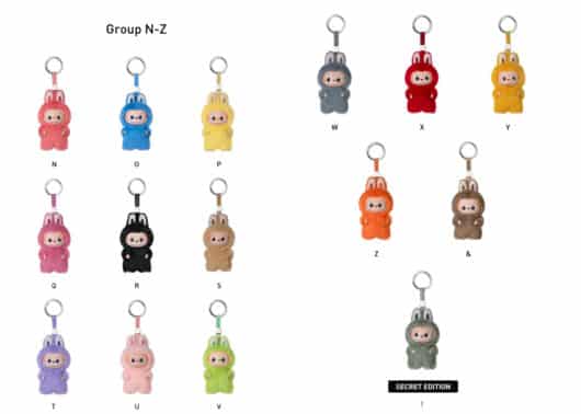 Pop Mart Labubu The Monster Pin For Love Series Vinyl Plush Pendant Single Blind Box (N-Z) - Image 2