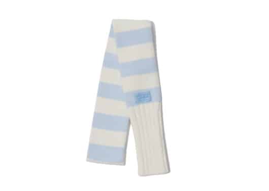 Rockfish Weatherwear Stripe Ribbed Muffler Sky Blue