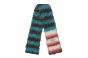 Rockfish Weatherwear Stripe Shaggy Muffler Khaki Blue