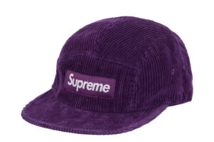 Supreme Corduroy Camp Cap (FW24) Purple