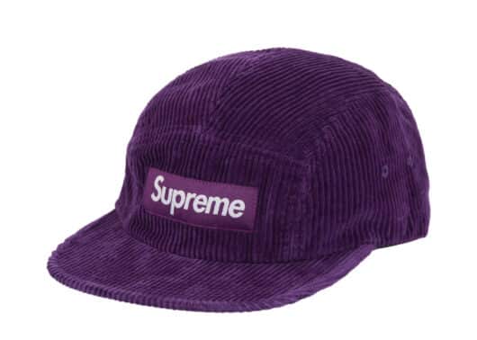Supreme Corduroy Camp Cap (FW24) Purple