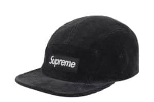 Supreme Corduroy Camp Cap (SS25) Black