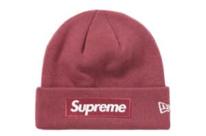 Supreme New Era Box Logo Beanie (FW21) Plum