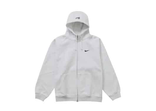 Supreme Nike Zip Up Hooded Sweatshirt White