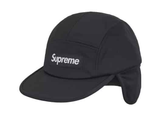 Supreme WINDSTOPPER Earflap Camp Cap (FW24) Black