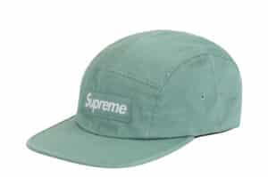 Supreme Washed Chino Twill Camp Cap (SS25) Light Blue